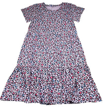 Load image into Gallery viewer, Girls Anko, animal print cotton dress, GUC, size 14, L: 80cm