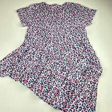 Load image into Gallery viewer, Girls Anko, animal print cotton dress, GUC, size 14, L: 80cm