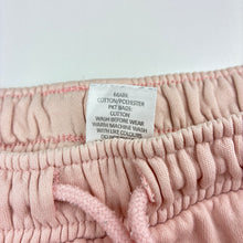 Load image into Gallery viewer, Girls Target, cotton blend fleece lined track pants, elasticated, GUC, size 8,  