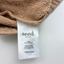 Load image into Gallery viewer, Unisex Seed, tan cotton track pants, elasticated, FUC, size 10,  