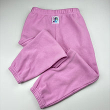 Load image into Gallery viewer, Girls Bluey, cotton blend fleece lined track pants, elasticated, *drawcord missing*, FUC, size 5,  
