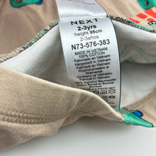Load image into Gallery viewer, Unisex Next, cotton pyjama pants, elasticated, dinosaur, GUC, size 2-3,  