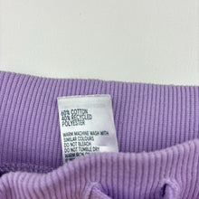 Load image into Gallery viewer, Girls Anko, cotton blend fleece lined track pants, elasticated, unicorn, FUC, size 5,  