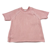 Load image into Gallery viewer, Girls Target, pink organic cotton ribbed top, FUC, size 1,  