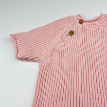 Load image into Gallery viewer, Girls Target, pink organic cotton ribbed top, FUC, size 1,  