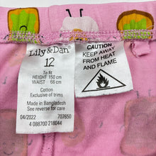 Load image into Gallery viewer, Girls Lily &amp; Dan, cotton pyjama pants, avocado, GUC, size 12,  