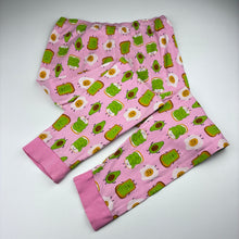 Load image into Gallery viewer, Girls Lily &amp; Dan, cotton pyjama pants, avocado, GUC, size 12,  