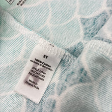Load image into Gallery viewer, Girls HB, cotton pyjama pants, mermaid, wash fade, FUC, size 5,  