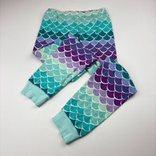 Load image into Gallery viewer, Girls HB, cotton pyjama pants, mermaid, wash fade, FUC, size 5,  
