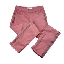 Load image into Gallery viewer, Girls H&amp;M, pink cotton blend pants, elasticated, GUC, size 5,  