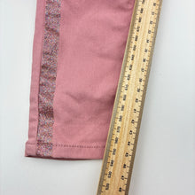 Load image into Gallery viewer, Girls H&amp;M, pink cotton blend pants, elasticated, GUC, size 5,  