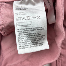Load image into Gallery viewer, Girls H&amp;M, pink cotton blend pants, elasticated, GUC, size 5,  