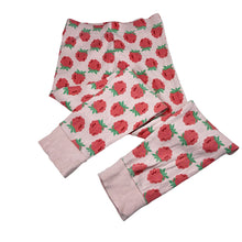 Load image into Gallery viewer, Girls Target, stretch organic cotton pyjama pants, strawberries, FUC, size 7,  