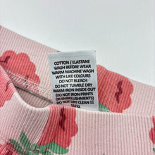 Load image into Gallery viewer, Girls Target, stretch organic cotton pyjama pants, strawberries, FUC, size 7,  