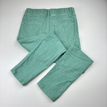 Load image into Gallery viewer, Girls REDTAG, green corduroy cotton pants, elasticated, GUC, size 6-7,  