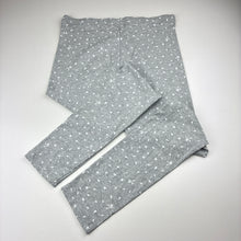 Load image into Gallery viewer, Girls Anko, grey cotton blend leggings, elasticated, GUC, size 14,  