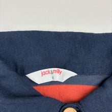 Load image into Gallery viewer, Boys Jack &amp; Milly, cotton long sleeve polo top, minor marks, FUC, size 4,  