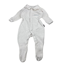 Load image into Gallery viewer, Unisex Bonds, white cotton blend terry wondersuit / romper, GUC, size 00,  