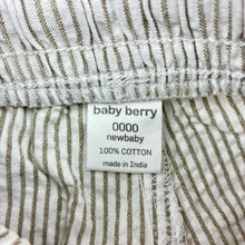 Load image into Gallery viewer, Unisex Baby Berry, cotton shorts, elasticated, FUC, size 0000,  