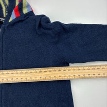Load image into Gallery viewer, Unisex nativeworld, merino, possum &amp; silk blend knit zip hoodie, Sz: S, GUC, size 3-4,  