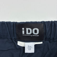 Load image into Gallery viewer, Boys iDO by MINICONF, navy chino shorts, elasticated, GUC, size 00,  