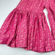 Load image into Gallery viewer, Girls Minnie Minors, flared pants, elasticated, floral motifs, GUC, size 2-3,  