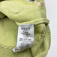 Load image into Gallery viewer, Girls Next, cotton knit cardigan, embroidered, sheep, FUC, size 2-3,  