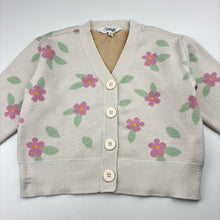 Load image into Gallery viewer, Girls Milkshake, floral viscose blend knit cardigan, FUC, size 5,  