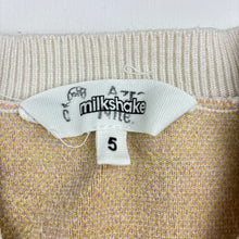 Load image into Gallery viewer, Girls Milkshake, floral viscose blend knit cardigan, FUC, size 5,  