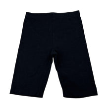 Load image into Gallery viewer, Girls H&amp;M, black stretch cotton bike shorts, elasticated, GUC, size 8,  