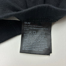 Load image into Gallery viewer, Girls H&amp;M, black stretch cotton bike shorts, elasticated, GUC, size 8,  