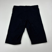 Load image into Gallery viewer, Girls H&amp;M, black stretch cotton bike shorts, elasticated, GUC, size 8,  
