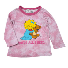 Load image into Gallery viewer, Girls The Simpsons, Maggie pyjama top, pilling, FUC, size 2,  