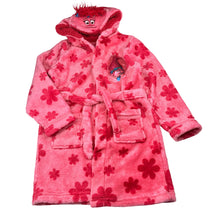 Load image into Gallery viewer, Girls DreamWorks, Trolls fleece dressing gown / bath robe, FUC, size 8,  