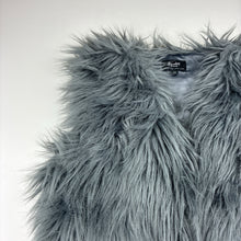 Load image into Gallery viewer, Girls Bardot Junior, grey faux fur vest, EUC, size 12,  