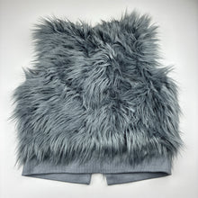 Load image into Gallery viewer, Girls Bardot Junior, grey faux fur vest, EUC, size 12,  