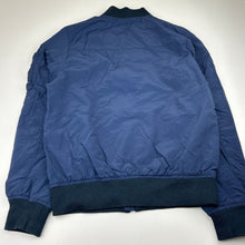 Load image into Gallery viewer, Boys H&amp;M, navy zip bomber jacket, pilling, FUC, size 12,  