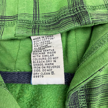Load image into Gallery viewer, Boys H+T, check cotton blend zip fleece lined hoodie, GUC, size 4,  