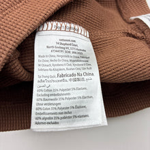 Load image into Gallery viewer, Girls Cotton On, brown cotton blend waffle leggings, elasticated, GUC, size 5,  