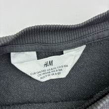 Load image into Gallery viewer, Boys H&amp;M, grey cotton blend fleece lined sweater, gaming, GUC, size 9-10,  