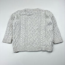Load image into Gallery viewer, Unisex Country Road, grey cotton cable knit sweater, FUC, size 1,  