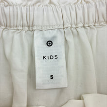 Load image into Gallery viewer, Girls Target, white cotton skirt, elasticated, FUC, size 5,  