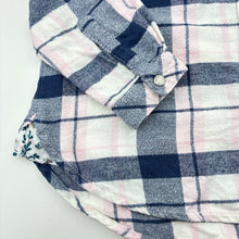 Load image into Gallery viewer, Girls Target, check flannel cotton long sleeve shirt, FUC, size 5,  