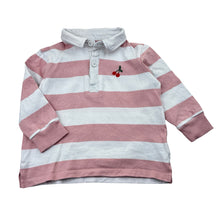 Load image into Gallery viewer, Girls Cotton On Baby, cotton long sleeve polo top, cherries, GUC, size 1,  