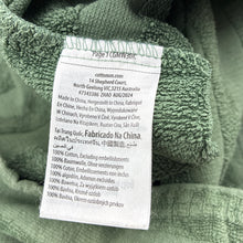 Load image into Gallery viewer, Unisex Cotton On, green cotton terry zip hooded towel, GUC, size 2-4,  