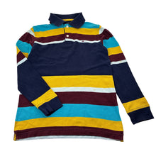 Load image into Gallery viewer, Boys Tommy Hilfiger, long sleeve polo top, yellow marks, FUC, size 8-10,  