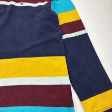 Load image into Gallery viewer, Boys Tommy Hilfiger, long sleeve polo top, yellow marks, FUC, size 8-10,  