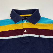 Load image into Gallery viewer, Boys Tommy Hilfiger, long sleeve polo top, yellow marks, FUC, size 8-10,  