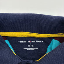 Load image into Gallery viewer, Boys Tommy Hilfiger, long sleeve polo top, yellow marks, FUC, size 8-10,  