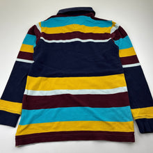Load image into Gallery viewer, Boys Tommy Hilfiger, long sleeve polo top, yellow marks, FUC, size 8-10,  